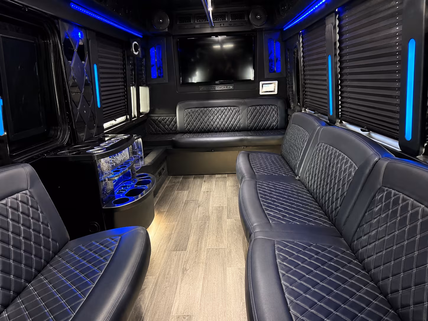 28 Passenger Party Bus Inside