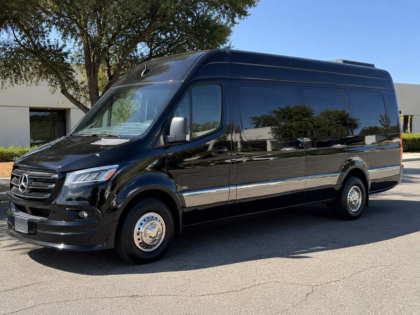 North Las Vegas Airport Shuttle & Transportation party bus exterior