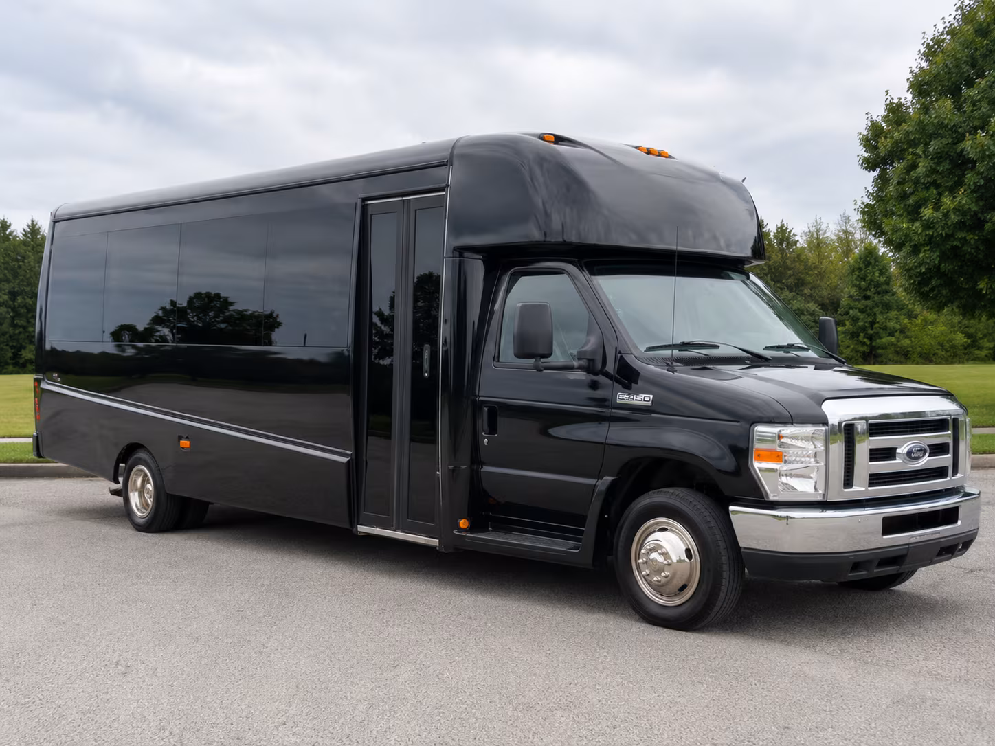 North Las Vegas Airport Shuttle & Transportation party bus exterior