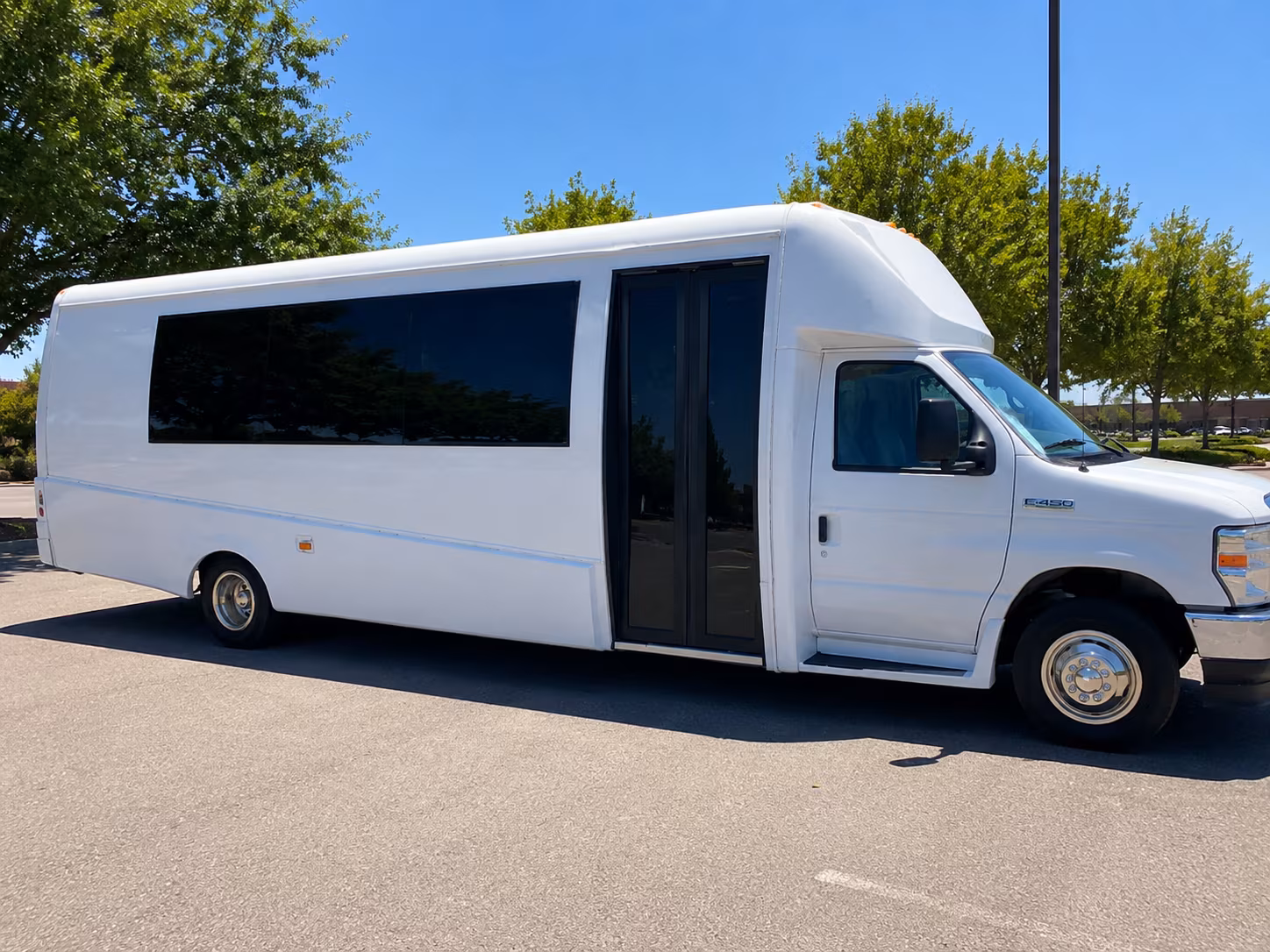 North Las Vegas Bachelor & Bachelorette Transportation party bus exterior