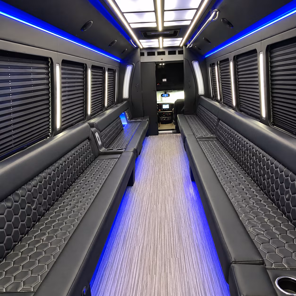 North Las Vegas Birthday, Sweet 16, & Quinceañera Transportation party bus exterior