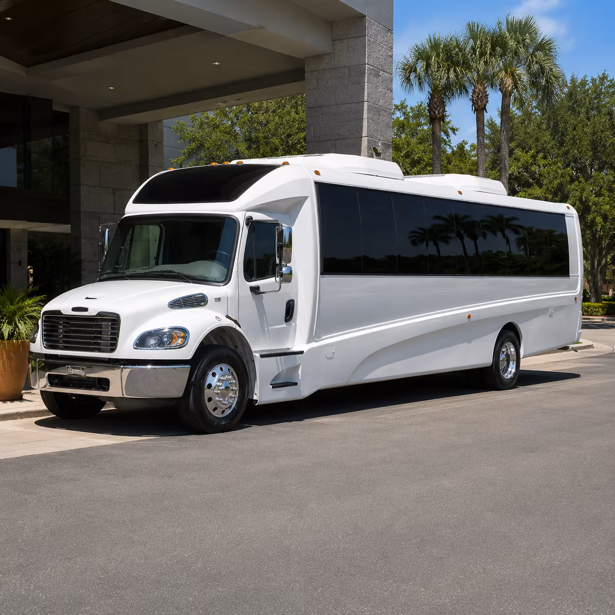 North Las Vegas Corporate Transportation party bus exterior