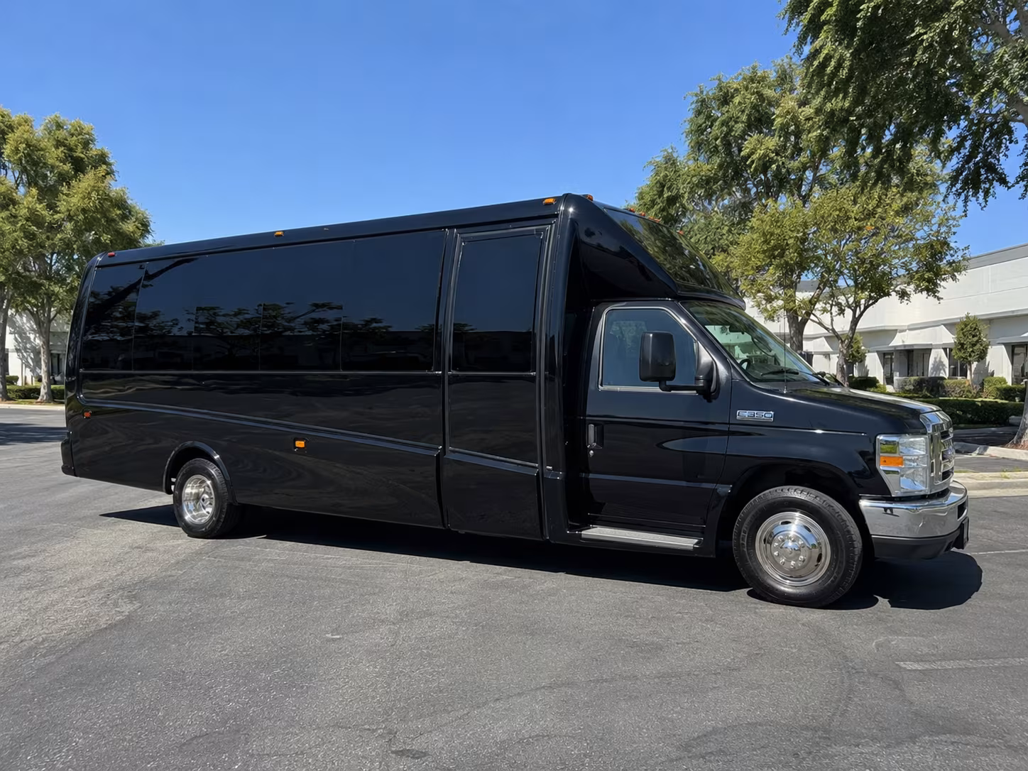 North Las Vegas Prom & Homecoming Transportation party bus exterior