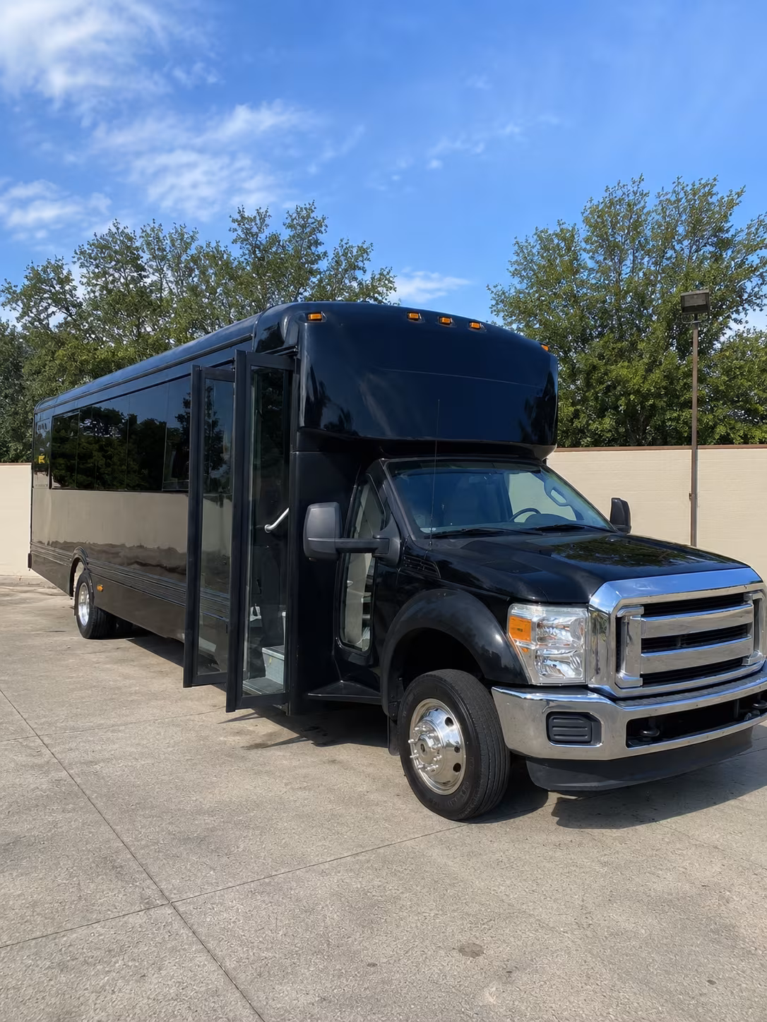 North Las Vegas Sporting Event Transportation party bus exterior