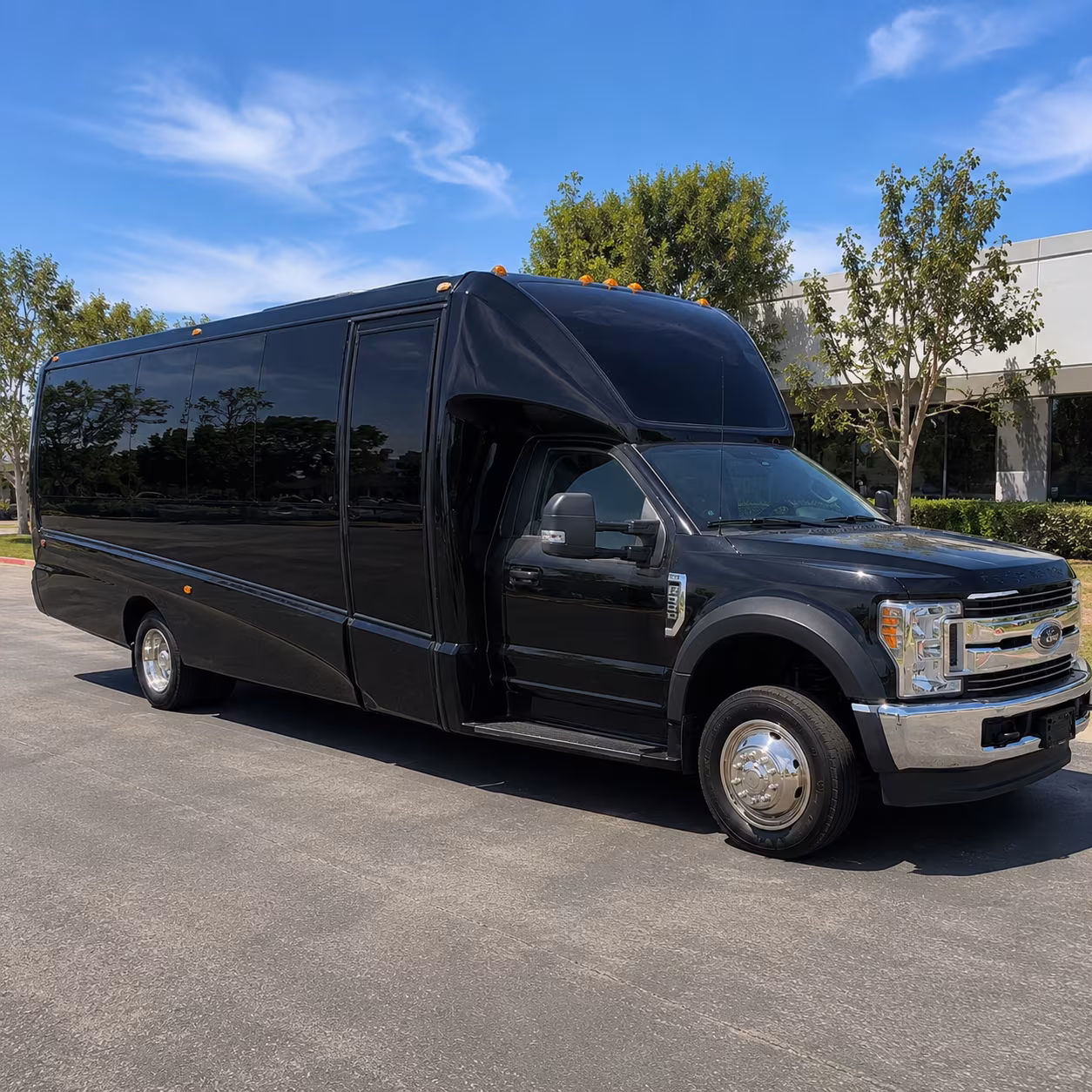 North Las Vegas Sporting Event Transportation party bus exterior