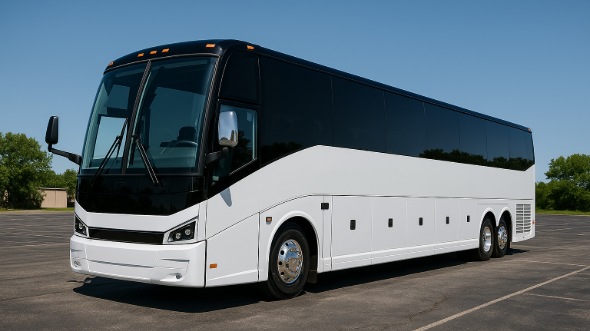Exterior of Charter Bus Company Las Vegas's 40 Passenger Party Bus in Las Vegas