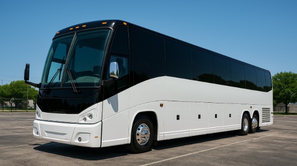 Exterior of Charter Bus Company Spring Valley's 50 Passenger Party Bus in Spring Valley