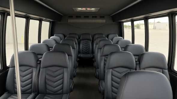 25 passenger minibus interior