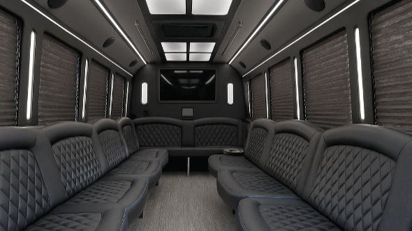 north las vegas 40 passenger party bus inside